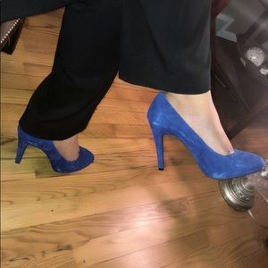 Jessica Simpson Blue Suede Shoes